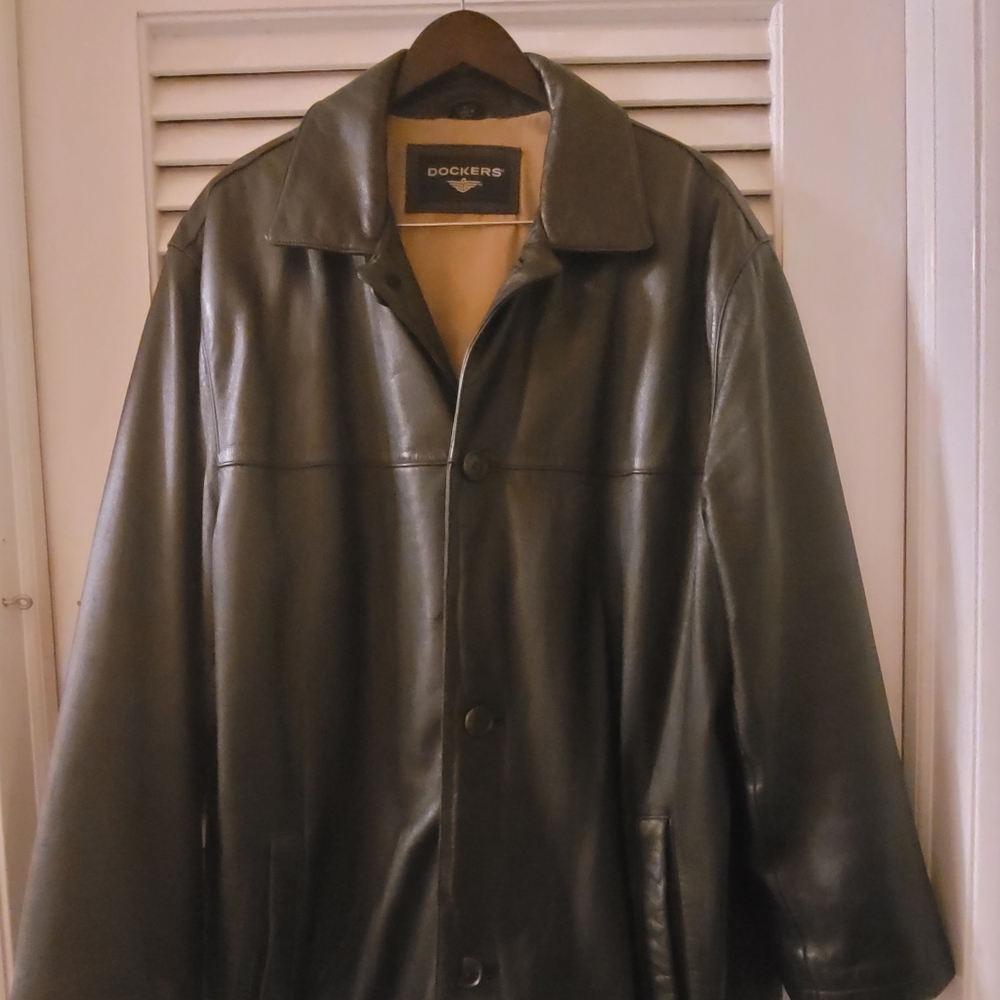 Dockers leather jacket
